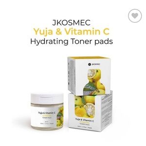 Yuja + Vitamin C hydrating Toner pads 70 count pH 5.5